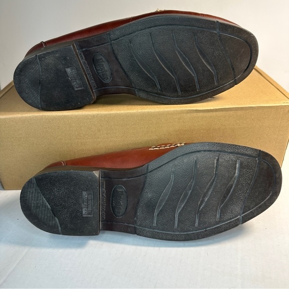 DEXTER Comfort Penny Loafer Shoe Brown With Contrasting Stitching Size 10WW - Picture 7 of 10